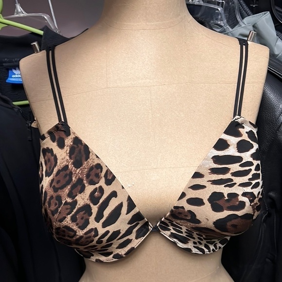 Josie Natori leopard print bra size 36DD - Picture 1 of 10